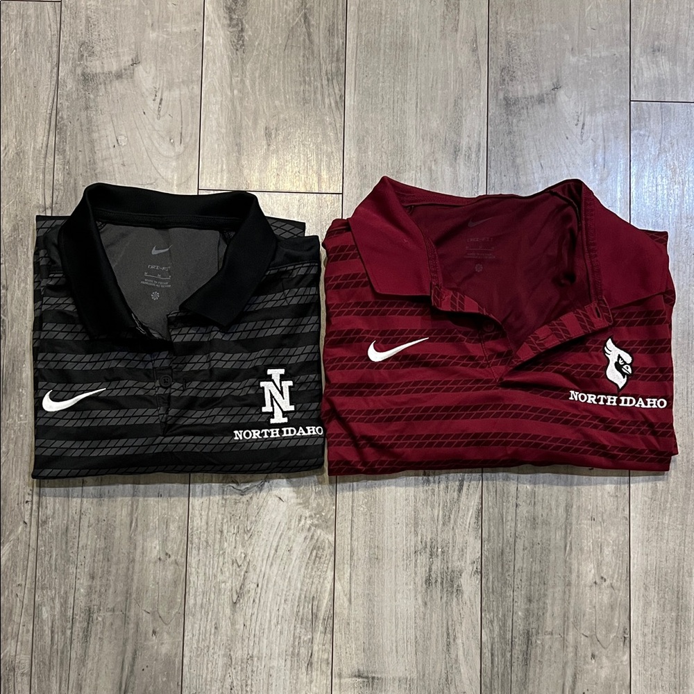 Nike North Idaho College polo shirts